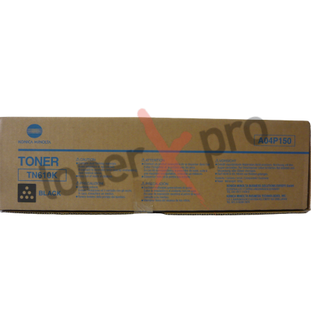 TONER MINOLTA BIZHUB PRO C6500 BLACK ORIGINAL TN610 TN610K A04P150