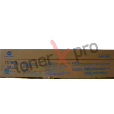 TONER MINOLTA BIZHUB PRO C6500 CYAN ORIGINAL TN610 TN610C A04P450