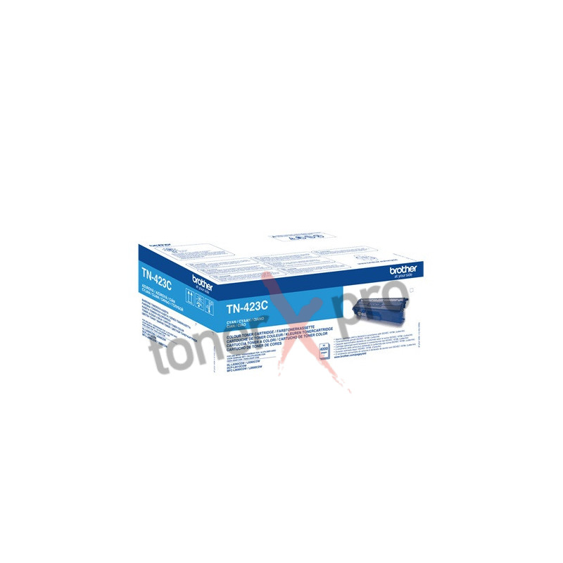 BROTHER TONER CYAN HLL8360 MFCL8900 ORIGINAL HAUTE CAPACITE TN423C
