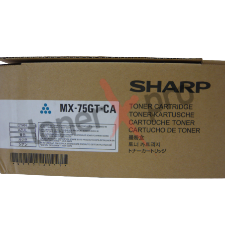 SHARP TONER CYAN MX6500 ORIGINAL MX75 MX75GTCA