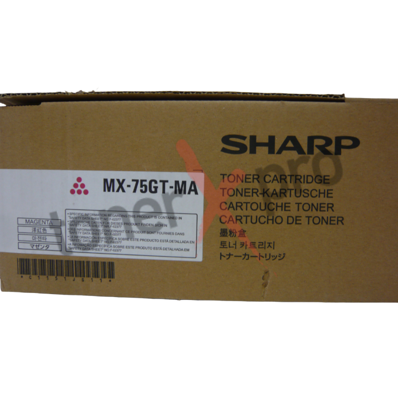 SHARP TONER MAGENTA MX6500 ORIGINAL MX75 MX75GTMA