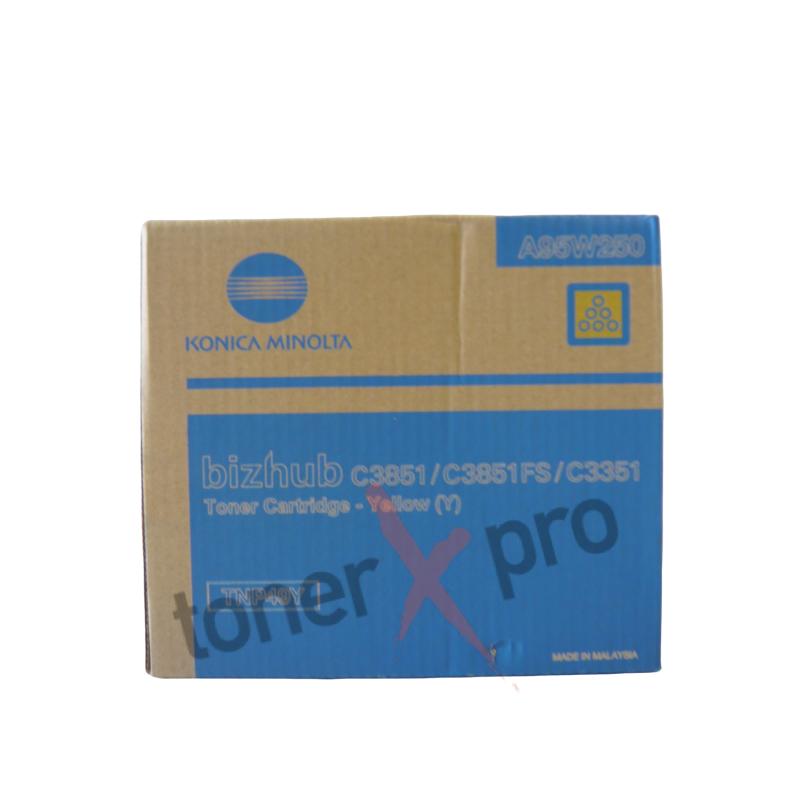 MINOLTA TONER YELLOW BIZHUB C3351 ORIGINAL TNP49 TNP49Y A95W250 MINOLTA TONER YELLOW BIZHUB C3351 ORIGINAL TNP49 TNP49Y A95W250