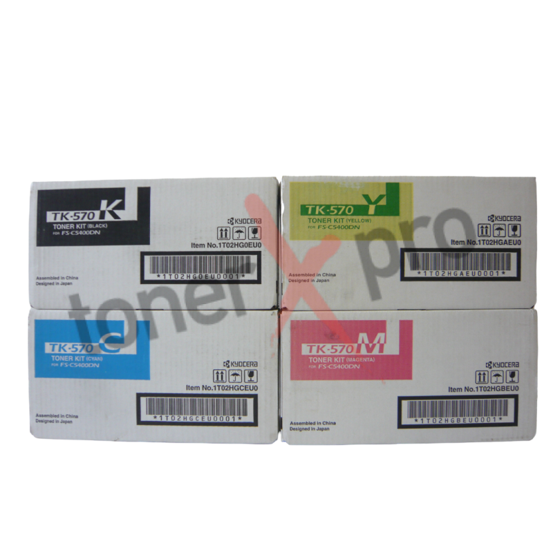 TK570 - KYOCERA LOT TONERS BCMY FS C5400DN ORIGINAL TK570K-TK570C-TK570M-TK570Y TK570 - KYOCERA LOT TONERS BCMY FS C5400DN ORIGINAL TK570K-TK570C-TK570M-TK570Y