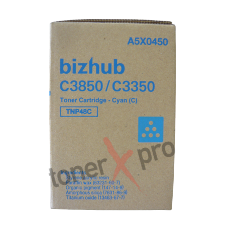 MINOLTA TONER CYAN BIZHUB C3350 ORIGINAL TNP48 TNP48C A5X0450