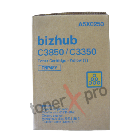 MINOLTA TONER YELLOW BIZHUB C3350 ORIGINAL TNP48 TNP48Y A5X0250