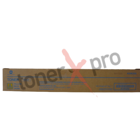 MINOLTA TONER YELLOW BIZHUB C454 ORIGINAL TN512 TN512Y A33K252