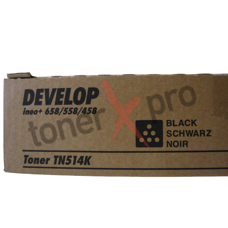DEVELOP TONER BLACK INEO+458 ORIGINAL TN514 TN514K A9E81D0