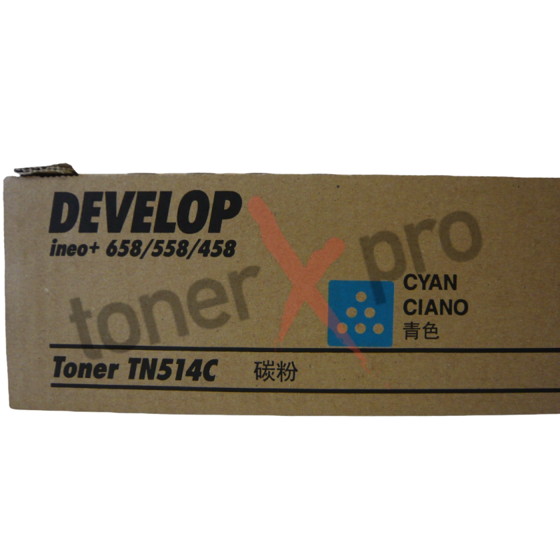 DEVELOP TONER CYAN INEO+458 ORIGINAL TN514 TN514C A9E84D0