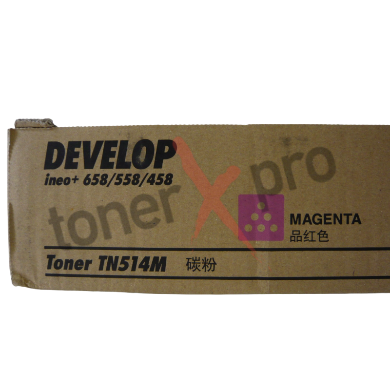 DEVELOP TONER MAGENTA INEO+458 ORIGINAL TN514 TN514M A9E83D0