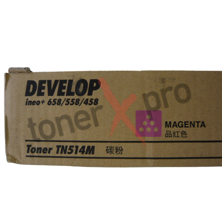 TONER DEVELOP INEO+458 MAGENTA ORIGINAL TN514 TN514M A9E83D0