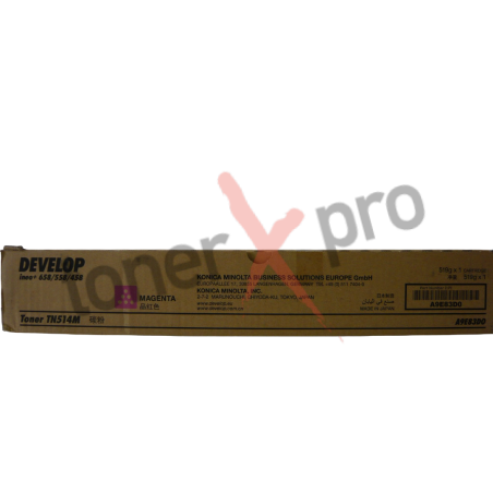 DEVELOP TONER MAGENTA INEO+458 ORIGINAL TN514 TN514M A9E83D0