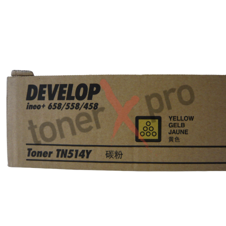 TONER DEVELOP INEO+458 YELLOW ORIGINAL TN514 TN514Y A9E82D0