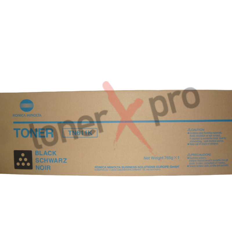 MINOLTA TONER BLACK BIZHUB C550 ORIGINAL TN611 TN611K A070150