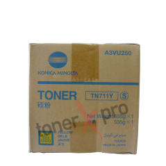 MINOLTA TONER YELLOW BIZHUB PRO C654 ORIGINAL TN711 TN711Y A3VU250