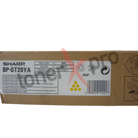 TONER SHARP BP10C20 BP20C20 YELLOW ORIGINAL BPGT20YA
