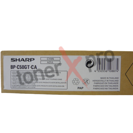 TONER SHARP BPC533W BPC542W CYAN ORIGINAL BPC50GTCA