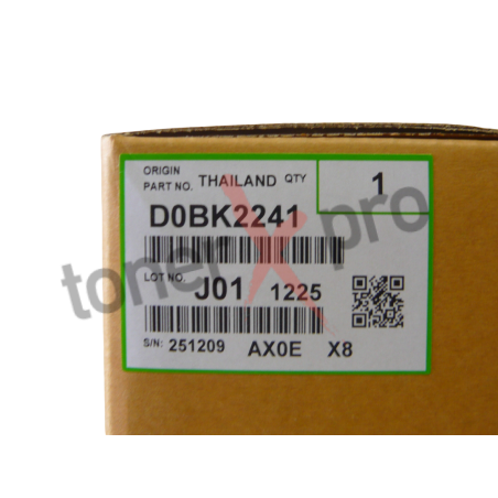 RICOH DRUM + DEVELOPER UNIT CYAN IMC2500 ORIGINAL D0BK2201 D0BK2241