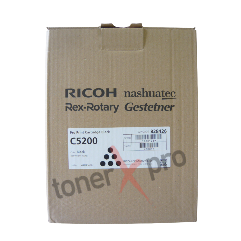 RICOH TONER BLACK PRO C5200 C5120S ORIGINAL 828426