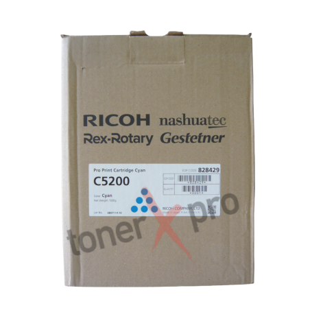 TONER RICOH PRO C5200 C5120S CYAN ORIGINAL 828429