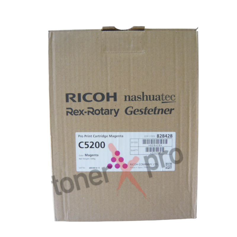 RICOH TONER MAGENTA PRO C5200 C5120S ORIGINAL 828428