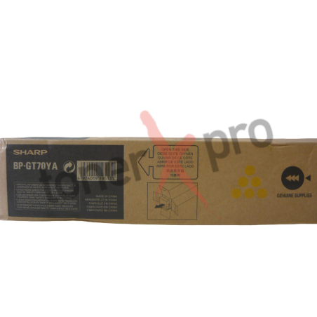TONER SHARP BP50C26 BP60C31 BP70C31 YELLOW ORIGINAL BPGT70YA BP GT70YA