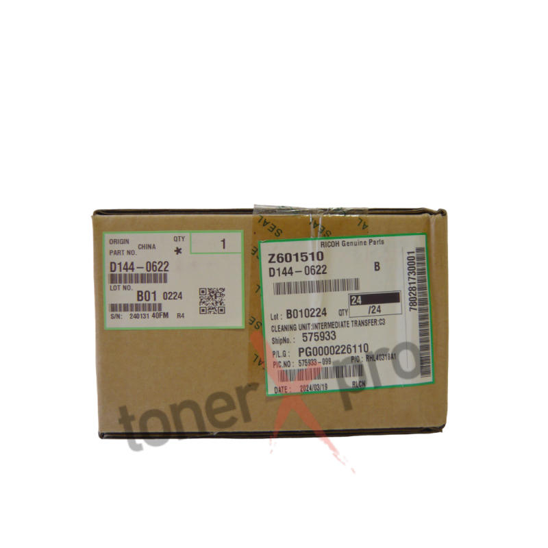 RICOH UNITE NETTOYAGE TRANSFER BELT MP C3502 ORIGINAL D1440621 D1440622