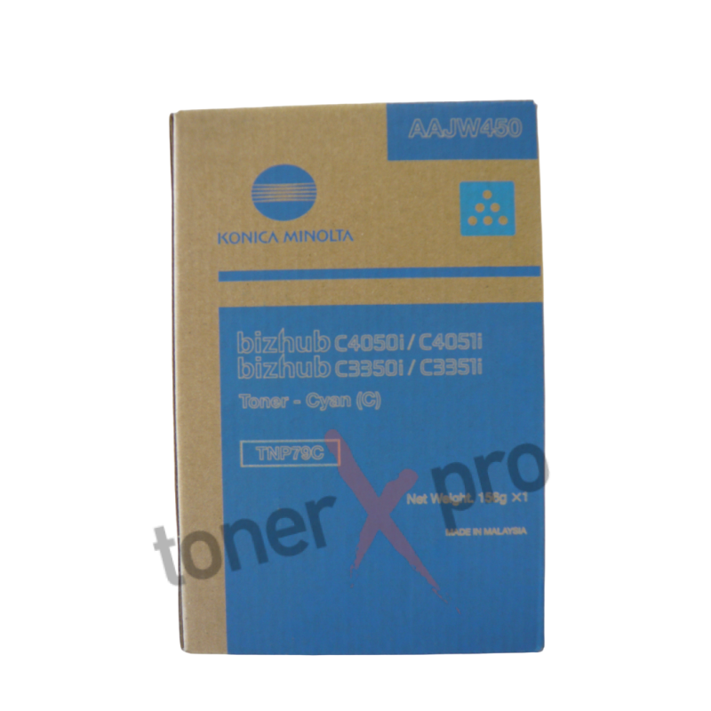 MINOLTA TONER CYAN BIZHUB C3350I ORIGINAL TNP79 TNP79C AAJW450 MINOLTA TONER CYAN BIZHUB C3350I ORIGINAL TNP79 TNP79C AAJW450