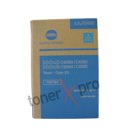 TONER MINOLTA BIZHUB C3350I CYAN ORIGINAL TNP79 TNP79C AAJW450