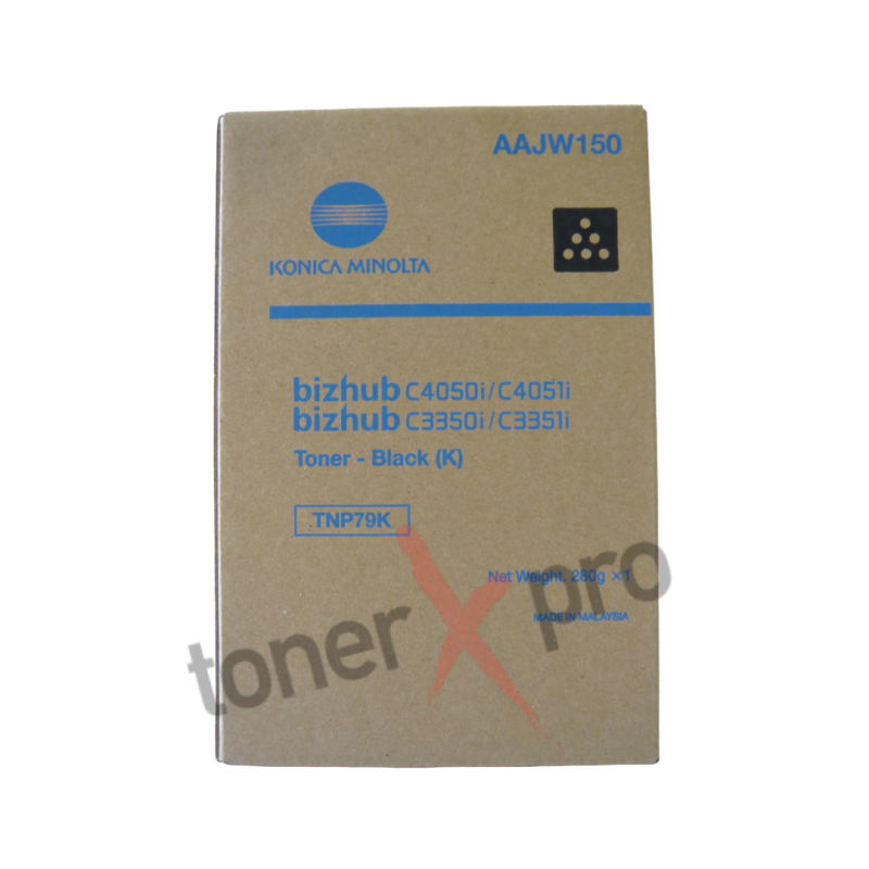 MINOLTA TONER BLACK BIZHUB C3350I ORIGINAL TNP79 TNP79K AAJW150 MINOLTA TONER BLACK BIZHUB C3350I ORIGINAL TNP79 TNP79K AAJW150