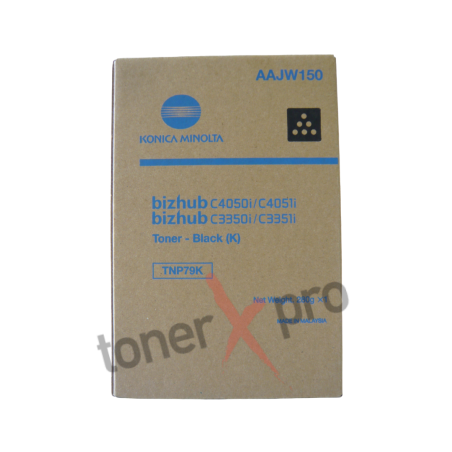 TONER MINOLTA BIZHUB C3350I BLACK ORIGINAL TNP79 TNP79K AAJW150