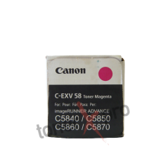 CANON TONER MAGENTA IMAGERUNNER ADVANCE DX C5835I C5850I ORIGINAL 3765C002 CEXV58M