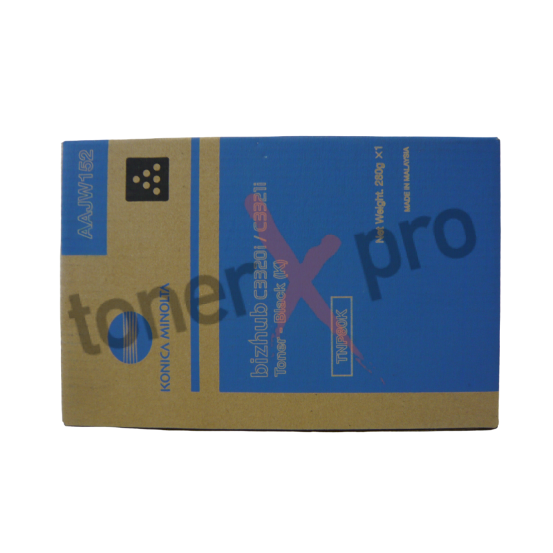 MINOLTA TONER BLACK  BIZHUB C3320I ORIGINAL AAJW152 TNP80K