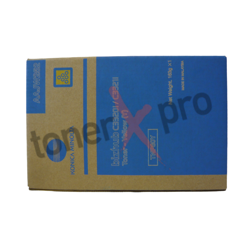 MINOLTA TONER YELLOW BIZHUB C3320I ORIGINAL AAJW252 TNP80Y MINOLTA TONER YELLOW BIZHUB C3320I ORIGINAL AAJW252 TNP80Y