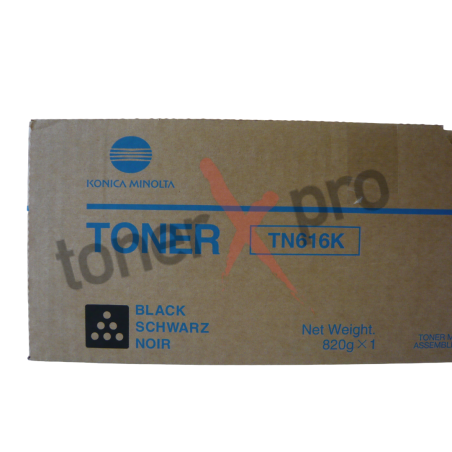 TONER MINOLTA BIZHUB PRESS C6000 BLACK ORIGINAL A1U9150 TN616 TN616K
