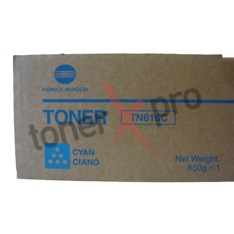 MINOLTA TONER CYAN BIZHUB PRESS C6000 ORIGINAL A1U9453 TN616 TN616C MINOLTA TONER CYAN BIZHUB PRESS C6000 ORIGINAL A1U9453 TN616 TN616C