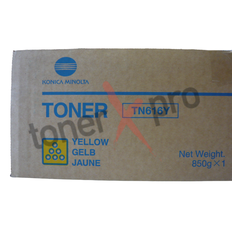 MINOLTA TONER YELLOW BIZHUB PRESS C6000 ORIGINAL A1I9253 TN616 TN616Y MINOLTA TONER YELLOW BIZHUB PRESS C6000 ORIGINAL A1I9253 TN616 TN616Y