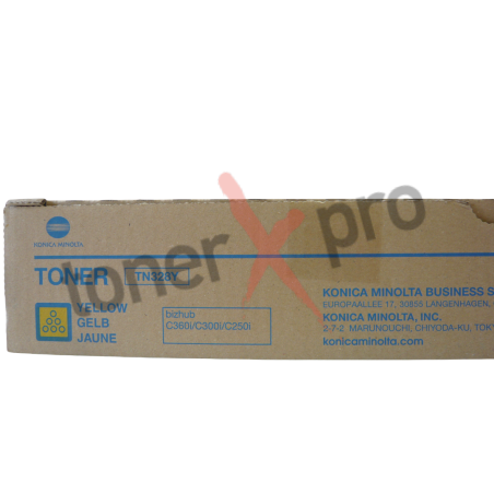 TONER MINOLTA BIZHUB C250i YELLOW ORIGINE 250 gr TN328Y AAV825H