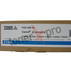 TONER CANON IR ADVANCE C3300 C3325 CYAN GENERIQUE 8525B002 CEXV49