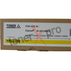 TONER CANON IR ADVANCE C3300 C3325 YELLOW GENERIQUE 8527B002 CEXV49