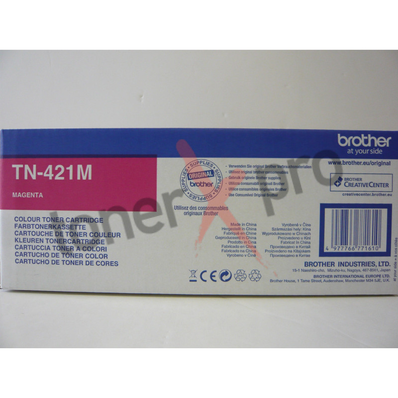 BROTHER TONER MAGENTA HLL8360 MFCL8900 ORIGINAL BASSE CAPACITE TN421M