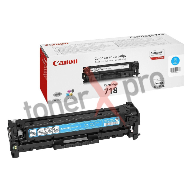 CANON TONER CYAN LBP7200 ORIGINAL 718C 2661B002