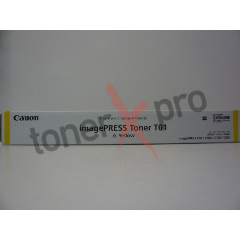 CANON TONER YELLOW IMAGEPRESS C600 ORIGINAL 8069B001 T01Y CANON TONER YELLOW IMAGEPRESS C600 ORIGINAL 8069B001 T01Y
