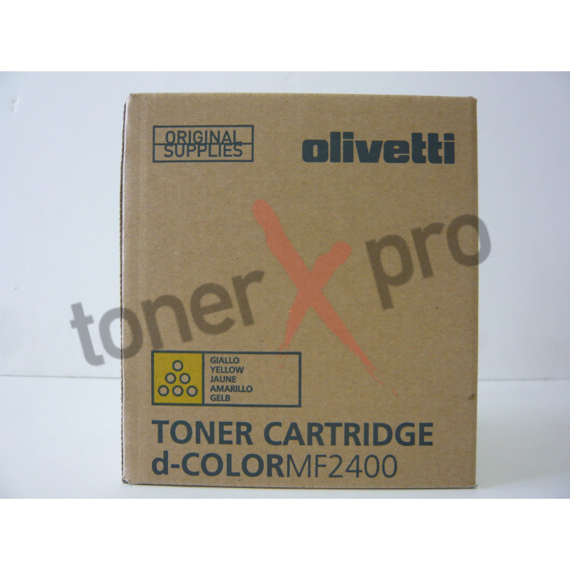 OLIVETTI TONER YELLOW D COLOR MF2400 ORIGINAL B1008