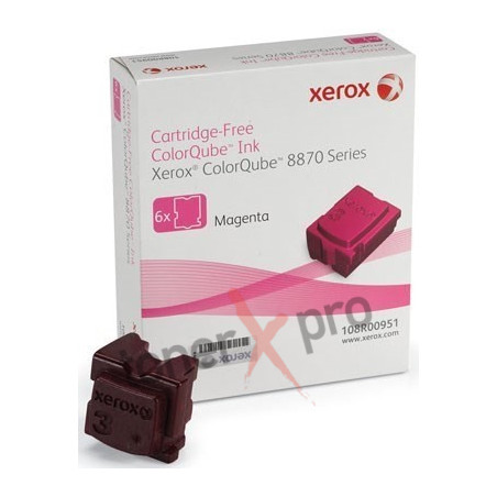 XEROX TONER COLORQUBE CQ8870/MAGENTA/6 CTG-17.3KC/ 108R00955  ORIGINE