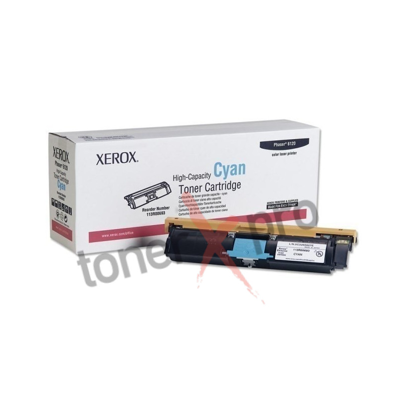 XEROX TONER PHASER PH6115/CYAN/CTG.HAUTE C/4.5KC/ 113R00693   ORIGINE
