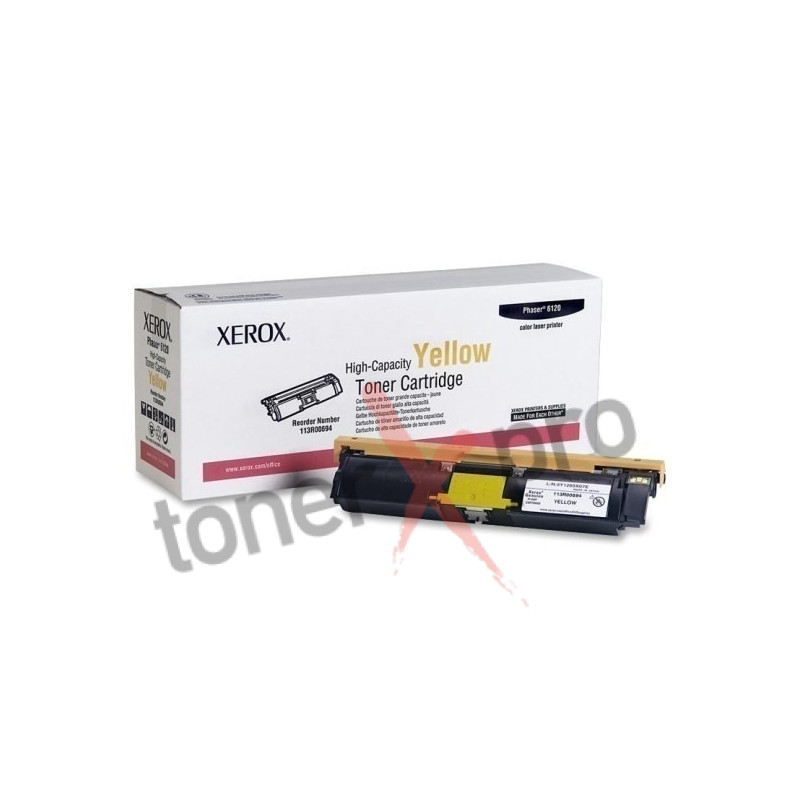 XEROX TONER PHASER PH6115/YELLOW/CTG.HAUTE C/4.5KC/ 113R00694 ORIGINE