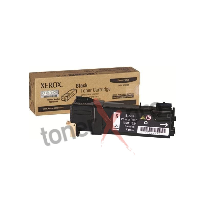 XEROX TONER PHASER PH6125/BLACK/CTG.2KC/ 106R01334            ORIGINE