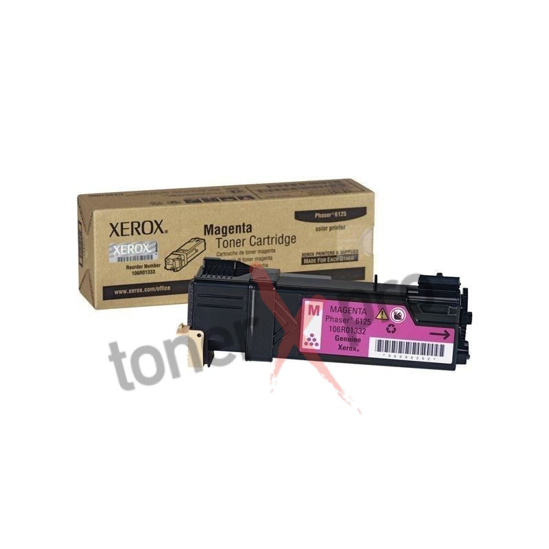 XEROX TONER PHASER PH6125/MAGENTA/CTG.1KC/ 106R01332          ORIGINE