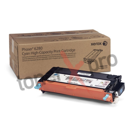 XEROX TONER PHASER PH6280/CYAN/CTG.HAUTE C/6KC/ 106R01392     ORIGINE