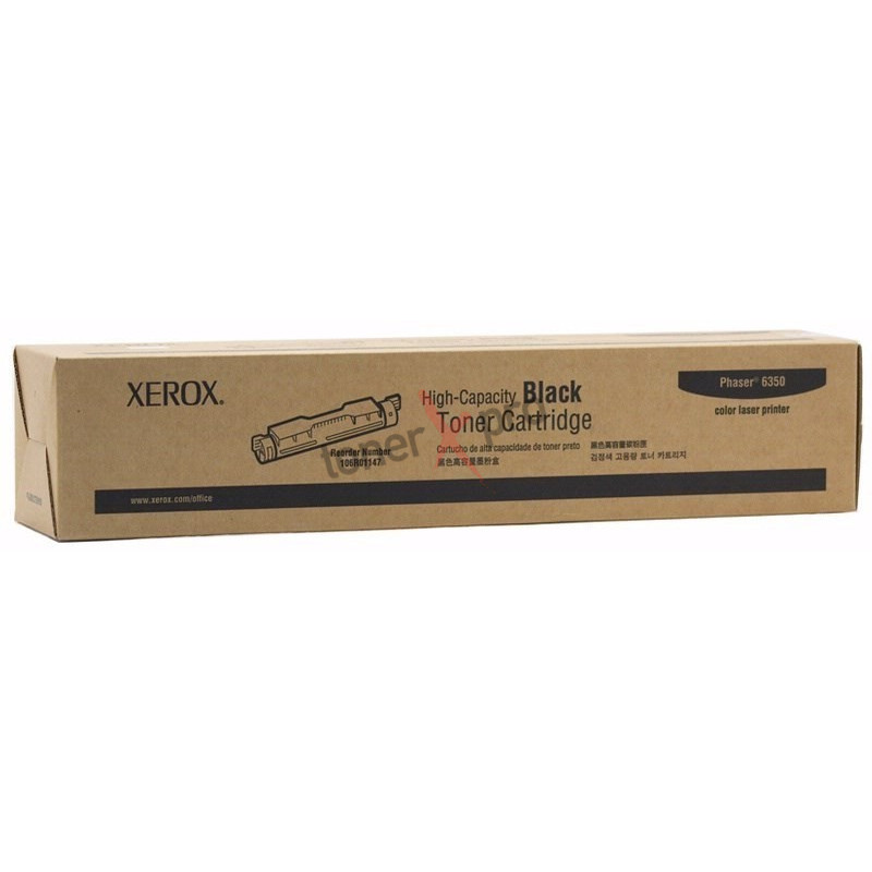 XEROX TONER PHASER PH6350/BLACK/CTG.HAUTE C/10KC/ 106R01147   ORIGINE
